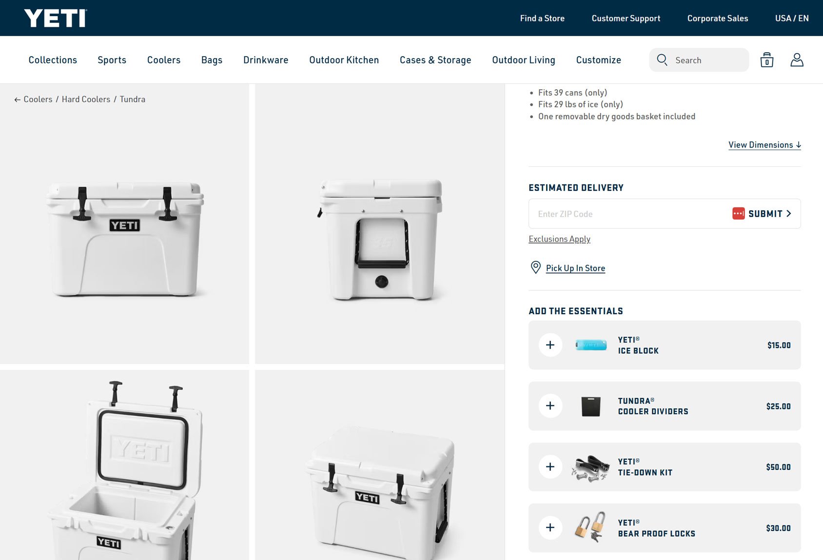 Yeti Upsell Example