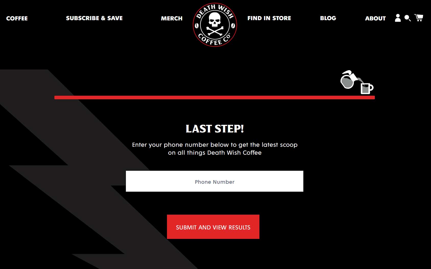Coffee Recommendation Quiz Tool Example
