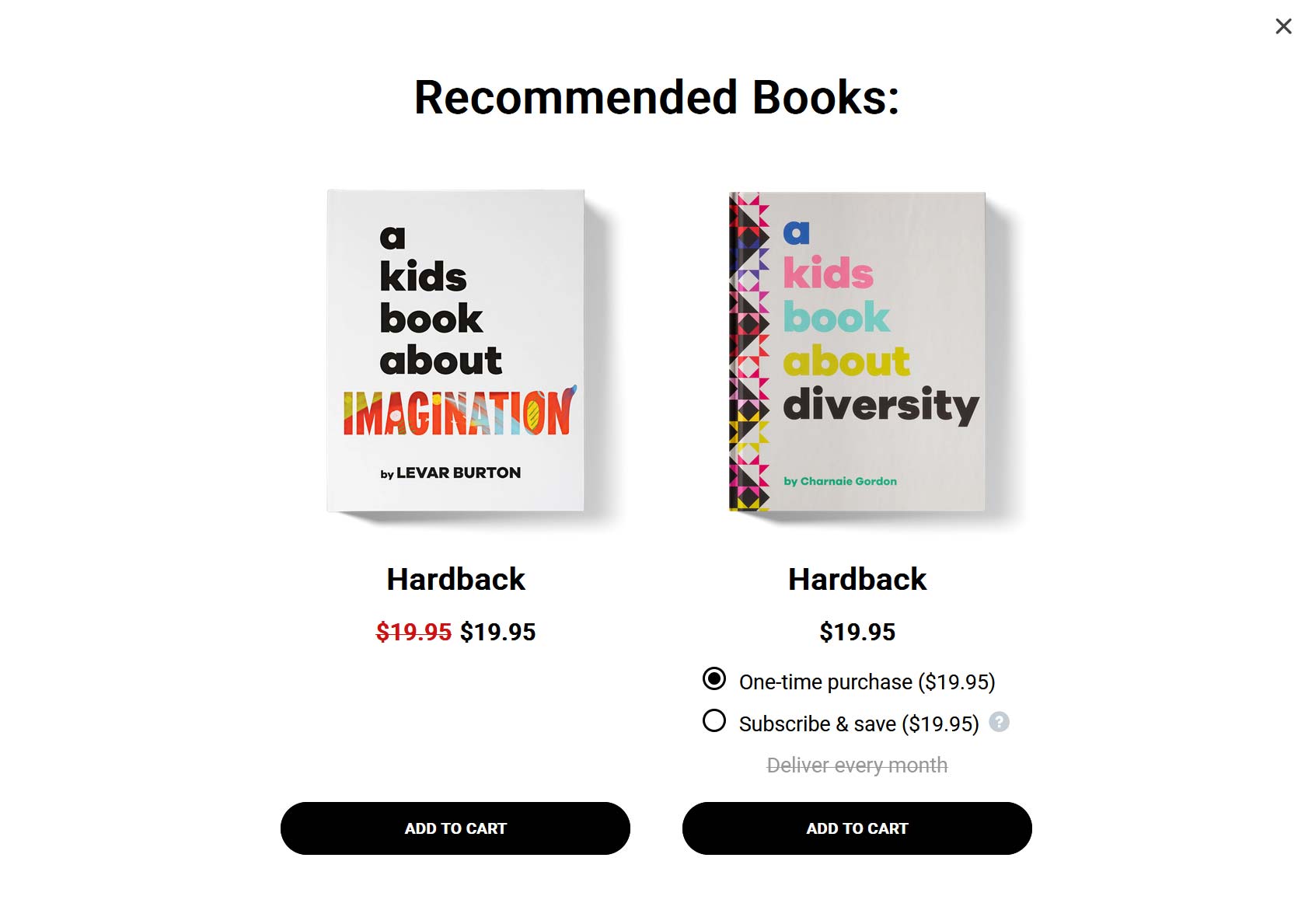 Kids Co Book Recommendation Quiz Example 