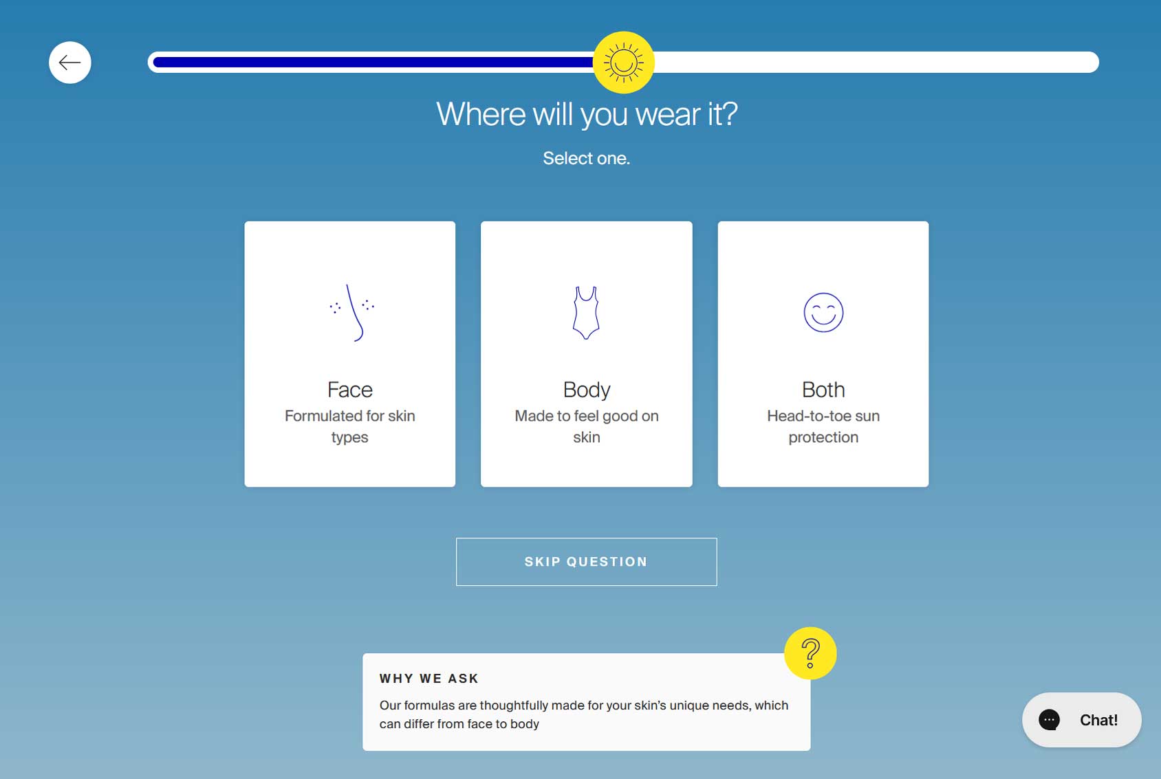 Supergoop Product Quiz Recommender 