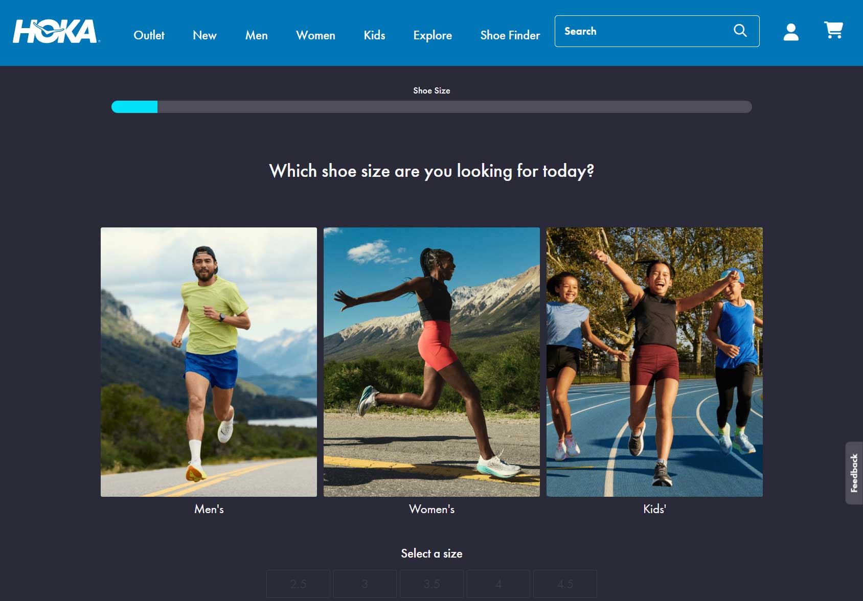 Hoka eCommerce Store Features