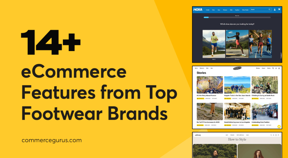 14 eCommerce Store Features Inspired by Top Footwear Brands