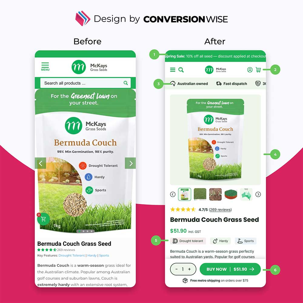 Building trust on your product pages