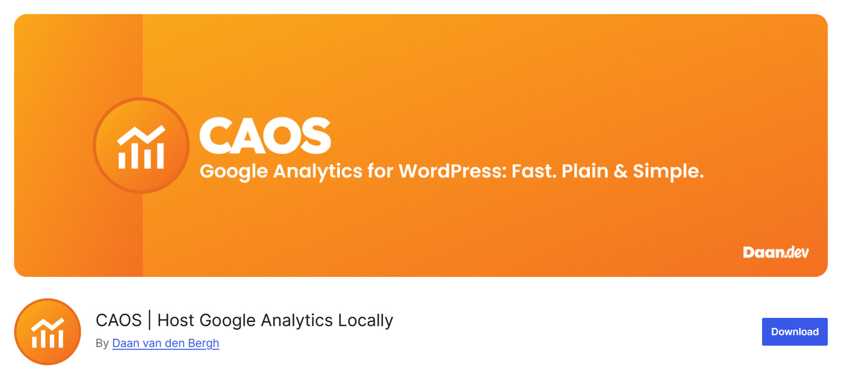 CAOS Local Analytics WordPress Plugin